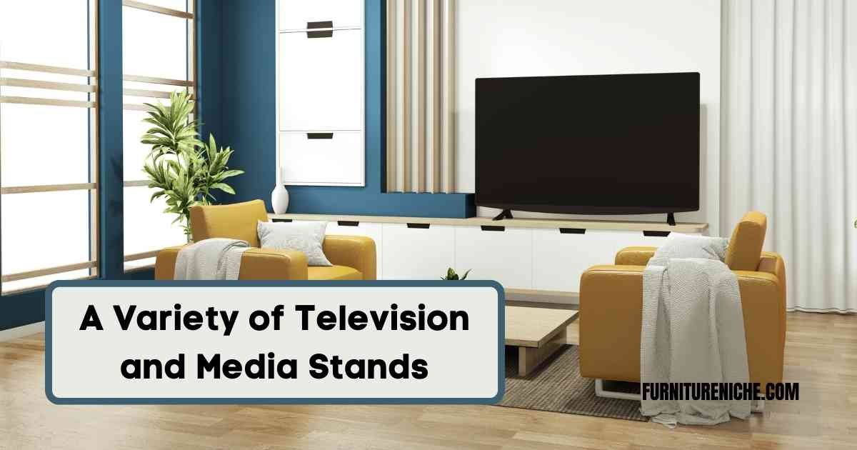 A Variety of Television and Media Stands