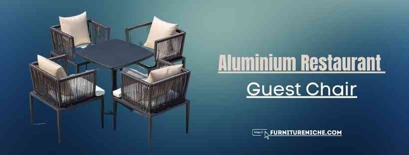 Modern Aluminum Restaurant Guest Chair