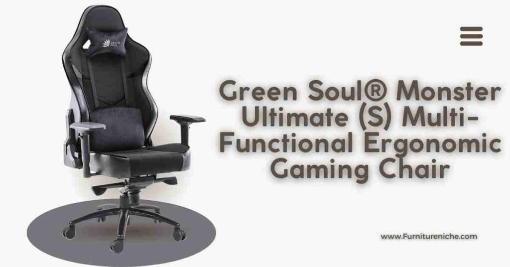 Green Soul® Monster Ultimate (S) Multi-Functional Ergonomic Gaming Chair 